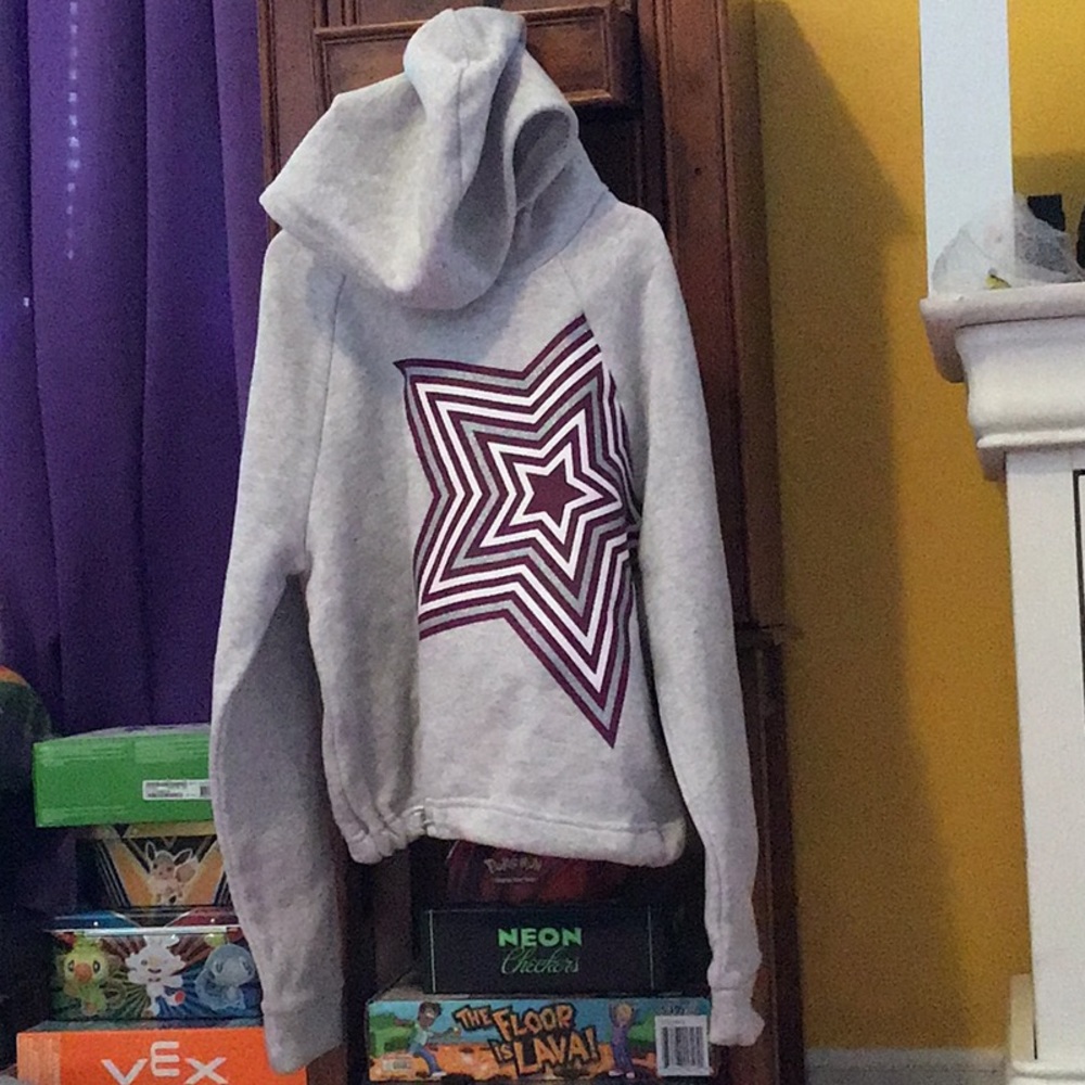 Gray Star Hoodie